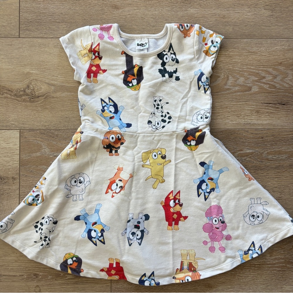 Bluey Girls SZ 5 Twirl Dress